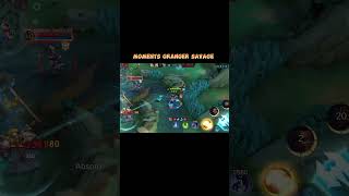 moments granger savage mlbb mobilelegends granger [upl. by Rehpotsirc]