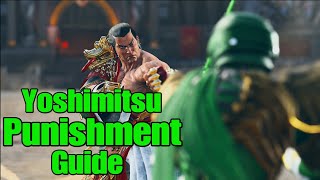 Yoshimitsu Punishment Guide against Feng [upl. by Ecinnaj]