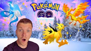 ✨❄️SHINY Galarian Bird Hunt amp LAST Day of The Season❄️ Pokemon GO ✨Live🔴 [upl. by Garey]