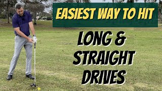 How to hit the driver Consistently LONGER and STRAIGHTER [upl. by Alliber]