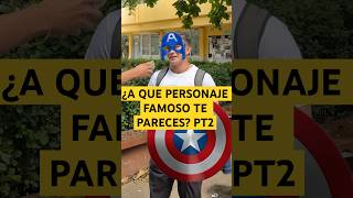 ¿A que personaje famoso crees que te pareces🤣😲 PARTE 2 humor lospqliares comedia shorts [upl. by Retrop]