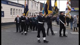 Castleford Remembrance Sunday10th November 2024 [upl. by Oriaj]