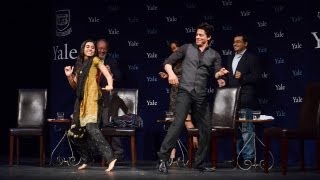 quotChammak Challo Dancequot  Shah Rukh Khan at Yale University as Chubb Fellow Official Video [upl. by Orose]