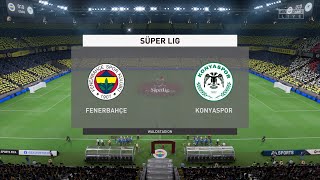 Fenerbahçe vs Konyaspor 25022023 Süper Lig FIFA 23 [upl. by Demetri]