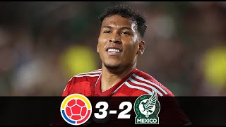 COLOMBIA vs MEXICO 32  GOLES y RESUMEN  PARTIDO AMISTOSO 2023 [upl. by Hajile]