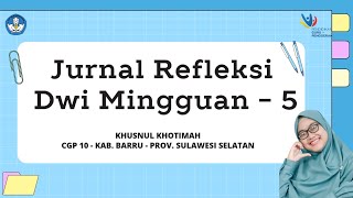 Jurnal Refleksi Dwi Mingguan  5 Model Driscoll [upl. by Asenev]