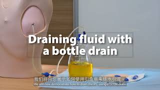 Indwelling Pleural Catheter Instructional Video Drainage Bottle [upl. by Hayifas]