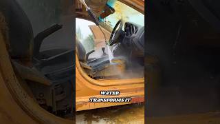 Water Deep Clean Transforms Car Interior shorts cleaning transformation [upl. by Hendrik333]