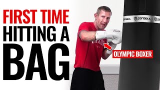 How to Punch the Heavy Bag for Beginners  Part 1 [upl. by Glenden]