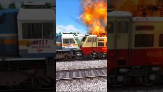 Vande Bharat overtake Vaigai Express  Train Simulator 2024 shorts shortvideo short [upl. by Drofyar]