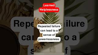 Learned Helplessness [upl. by Rosario143]