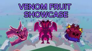 VENOM FRUIT SHOWCASE  blox fruits [upl. by Maro108]