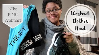 ACTIVE WEAR HAUL  THRIFT  CHEAP NIKE PINK [upl. by Estis128]