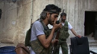 Syrie violents combats à Alep [upl. by Eniamreg]