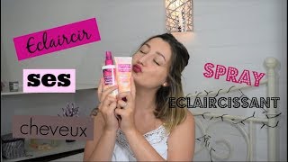 ÉCLAIRCIR SES CHEVEUX SANS COLORATION l SPRAY ET GELÉE [upl. by Gudren]