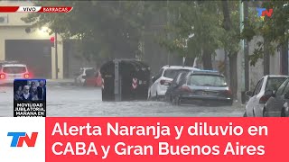 Diluvia en Buenos Aires barrios de toda el AMBA están inundados por las fuertes tormentas [upl. by Tully683]