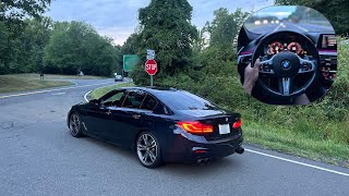 THE BMW M550I FINALLY GETS ITS FIRST MOD SOUNDS INSANE [upl. by Telimay]