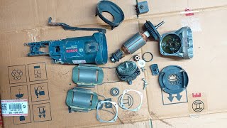 Bosch Angle Grinder machine Gws 600 repair [upl. by Bruell]