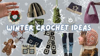 ❄️ 100 WINTER crochet ideas ❄️ [upl. by Mandelbaum]