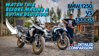 The ULTIMATE BMW GS Model Comparison  R 1300 GS vs R 1250 GS  most detailed video on the internet [upl. by Asirac]