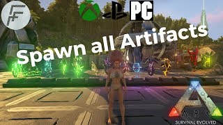 ARK Survival Evolved How to spawn all Artifacts [upl. by Albers613]