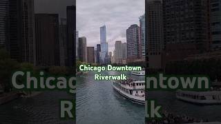 Chicago Downtown Riverwalk chicago downtown walkthrough beautifulday [upl. by Notffilc]