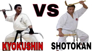 Kyokushin VS Shotokan [upl. by Anstice]