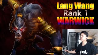 RANK 1 WARWICK  LANG WANG TAHM KENCH VS TRYNDAMERE [upl. by Eremihc8]