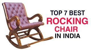 Top 7 Best Rocking Chair in India With Price  Best Rocking Chair 2023 [upl. by Rennold351]