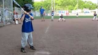 6yrold Unassisted Triple Play [upl. by Cleodal]