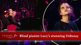 Blind pianist Lucy stuns Royal Albert Hall with breathtaking Debussy debut  Classic FM Live [upl. by Atyekram]