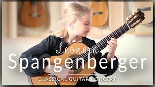 Leonora Spangenberger age 11  Full Classical Guitar Concert at Siccas Guitars  JS Bach Legnani [upl. by Olivero214]