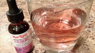 Mary Ruths Organic Elderberry Syrup Drops For Immune Boost Review  Black Sambucus [upl. by Virgin]