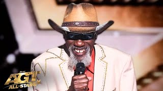 Blind Singer Robert Finley WOWS Simon Cowell with Original Song on AGT AllStars 2023 [upl. by Assile]