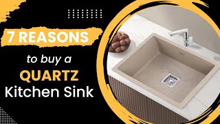 7 Reasons to buy a QUARTZ Kitchen Sink  Ruhe Quartz Sinks  Best Kitchen Sinks 2023  Ruhe [upl. by Ttimme277]