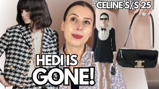 Is Hedi Slimane going to CHANEL🕴️Celine  SpringSummer 2025  Paris Fashion Week [upl. by Mcspadden]