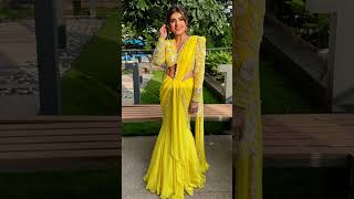 Bridesmaid Haldi Saree Outfits haldisaree sareecollection [upl. by Sakram]