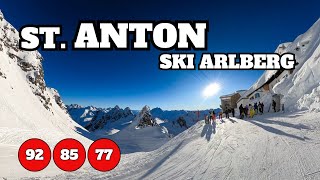 SKI ARLBERG ST ANTON  Valluga [upl. by Aytac]