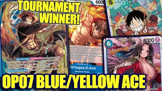 OP07 Ace is a Meta Contender FLAGSHIP WINNER  One Piece Card Game [upl. by Neirb]