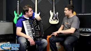 The Andertons Accordion Video  Roland VAccordion FR3X [upl. by Nodlehs]