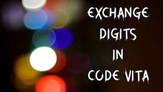 Exchange Digits Code Vita Practice Question Answer [upl. by Maurilla]