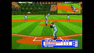 HardBall 95  Sega Genesis Gameplay [upl. by Biddy]