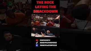 WWE The Rock Laying The Smackdown On The Dudleyz wwe wrestling [upl. by Azarria105]