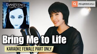 Bring Me to Life  Evanescence Karaoke Female Part Only [upl. by Soulier]