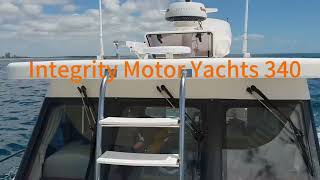 Affordable Trawler Style Motor Boat  Integrity 340 [upl. by Jesh182]