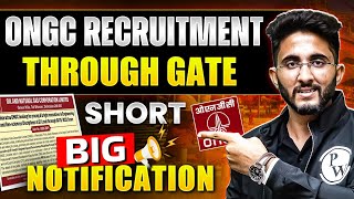 ONGC Recruitment 2024 Through GATE Exam  Total Posts  Eligibility  Complete Details [upl. by Otrebtuc]