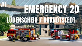 Emergency 20 Lüdenscheid Modifikation  UMGESTÜRZTER BAUKRAN amp FEUER EINFAMLIIENHAUS 1 [upl. by Novoj]