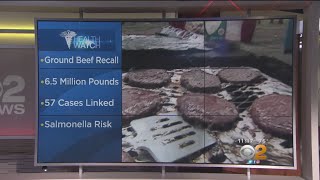 65 Million Pounds Of Beef Recalled Due To Possible Salmonella Contamination [upl. by Elurd]