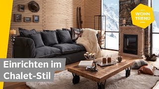 Einrichten im ChaletStil Wohnzimmer rustikal einrichten  Roombeez — powered by OTTO [upl. by Eiuol]