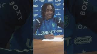 Djed Spence joins Leeds United [upl. by Dickinson]